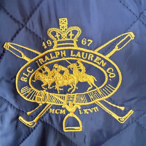 Ralph Lauren Sport Navy Blue Crested lite jacket size S Women’s - Picture 6 of 12